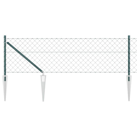 Vidaxl afrasteringspaal groen 10 x 0,6 m (60 x 60 mm gaas)