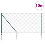 Vidaxl afrasteringspaal groen 10 x 1,2 m (60 x 60 mm gaas)