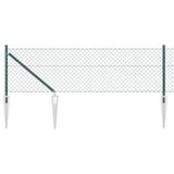 Vidaxl afrasteringspaal groen 25 x 0,4 m (60 x 60 mm gaas)