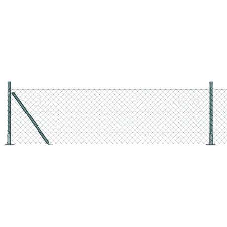 Vidaxl afrasteringspaal groen 10 x 0,4 m (40 x 40 mm gaas)