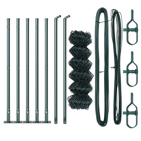 Vidaxl afrasteringspaal groen 10 x 0,4 m (40 x 40 mm gaas)