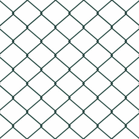 Vidaxl afrasteringspaal groen 10 x 1 m (40 x 40 mm gaas) staal en pvc