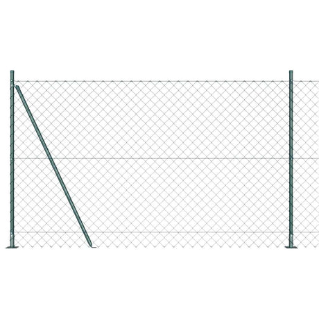 Vidaxl afrasteringspaal groen 10 x 1,5 m (60 x 60 mm gaas)