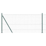 Vidaxl hek met paal groen 0,8 x 10 m staal
