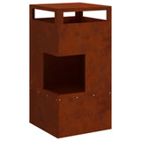 Vidaxl vuurkorf bruin 50 x 50 x 100 cm staal