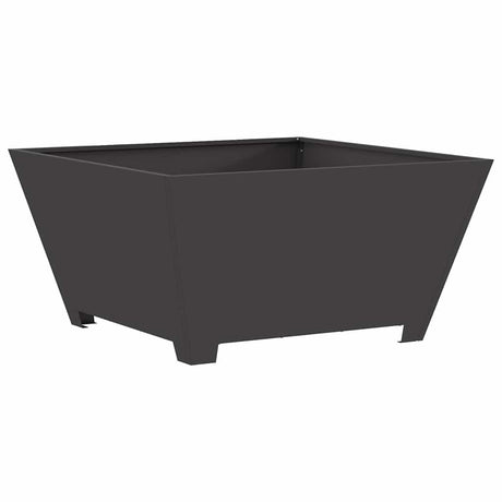 Vidaxl vuurkorf zwart 80 x 80 x 40 cm staal