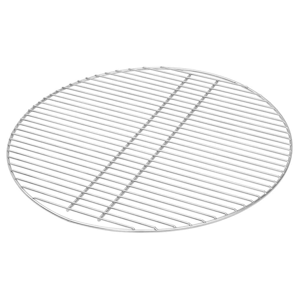 Vidaxl barbecuerooster zilver 57 x 57 cm roestvrij staal