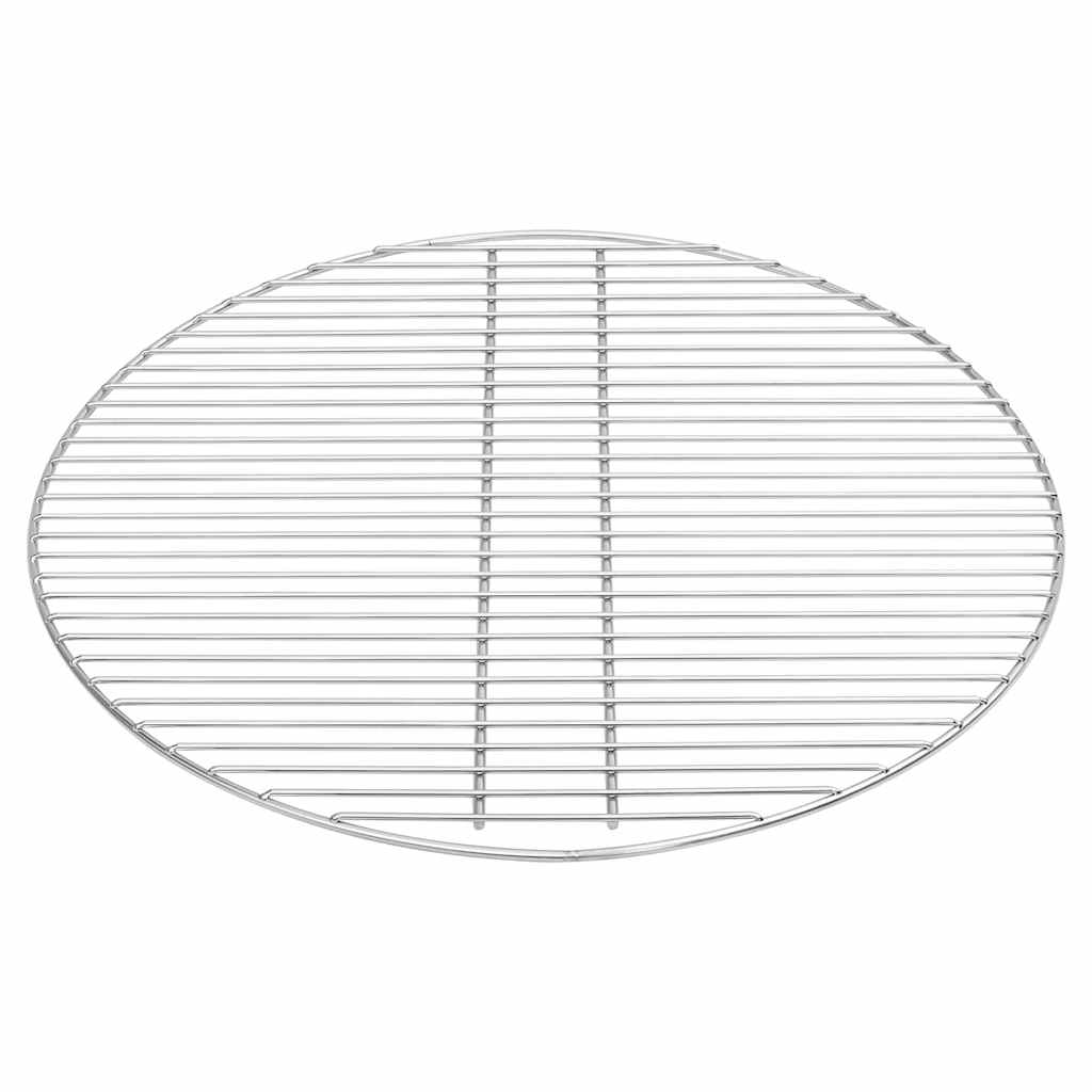 Vidaxl barbecuerooster zilver 57 x 57 cm roestvrij staal