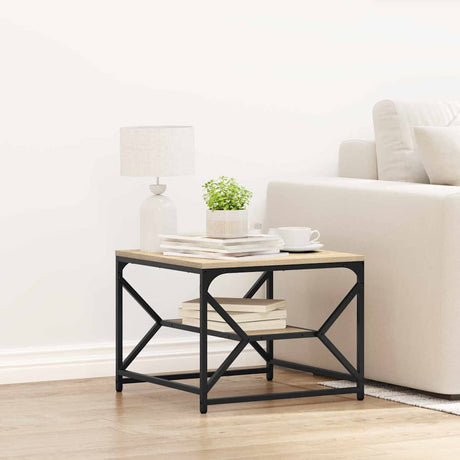 Vidaxl salontafel sonoma eiken 51 x 50 x 40 cm