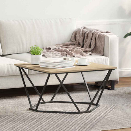Vidaxl salontafel sonoma eiken 80 x 80 x 45 cm