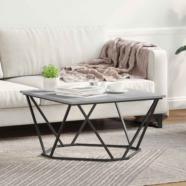 Vidaxl salontafel grijs sonoma 80 x 80 x 45 cm