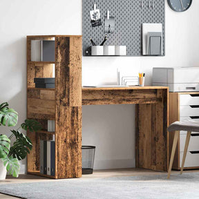 Vidaxl bureau oud hout bewerkt hout 113 x 54 x 120 cm