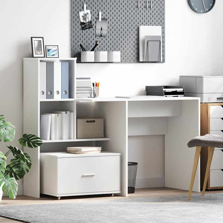 Vidaxl ladenkast 55 x 45 x 31 cm wit