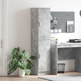 Vidaxl hoge kast beton grijs 35 x 39 x 168 cm