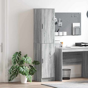 Vidaxl hoge kast grijs sonoma 35 x 39 x 168 cm