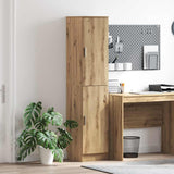 Vidaxl hoge kast artisan eiken 35 x 39 x 168 cm