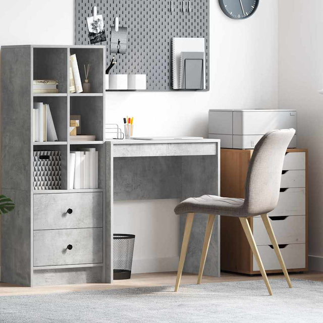 Vidaxl bureau beton grijs 70 x 40 x 76 cm