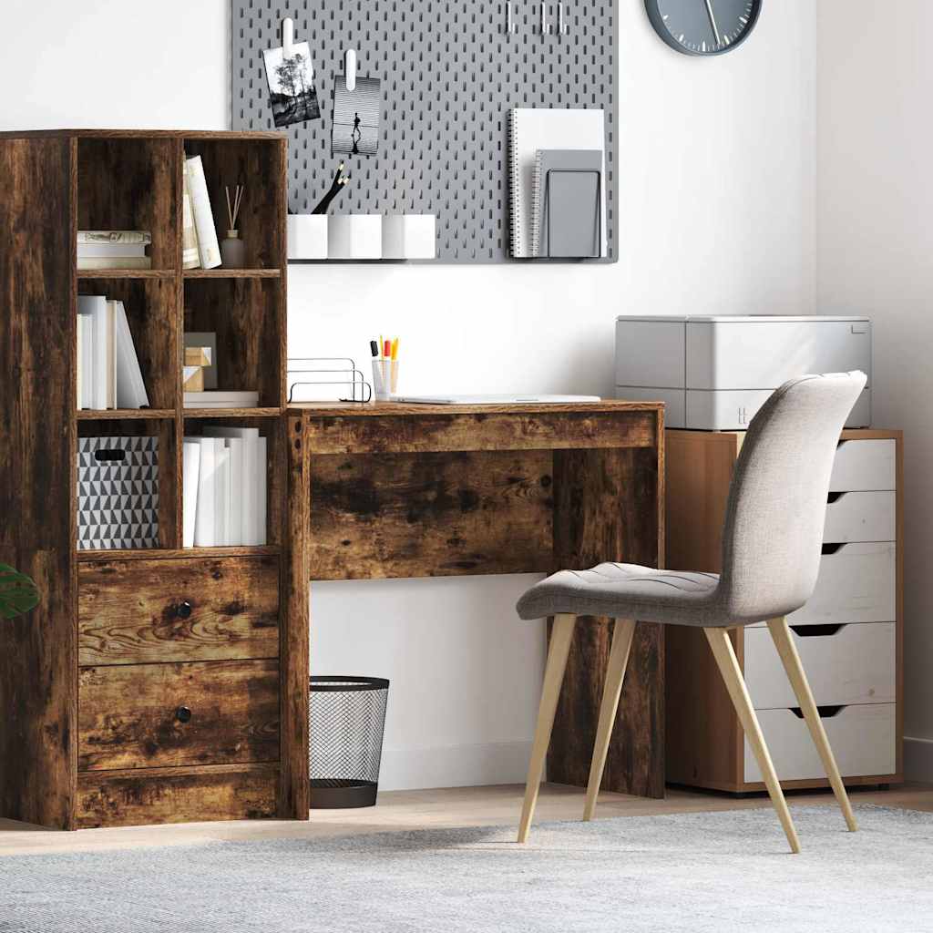 Vidaxl bureau gerookt eiken 80 x 40 x 76 cm