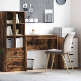 Vidaxl bureau gerookt eiken 80 x 40 x 76 cm