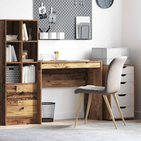Vidaxl bureau oudhout 90 x 40 x 76 cm