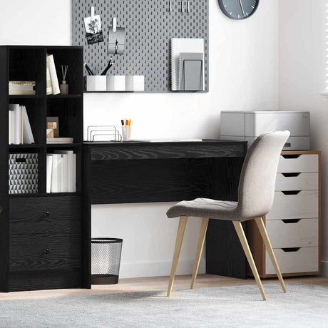Vidaxl bureau zwart eiken 100 x 40 x 76 cm