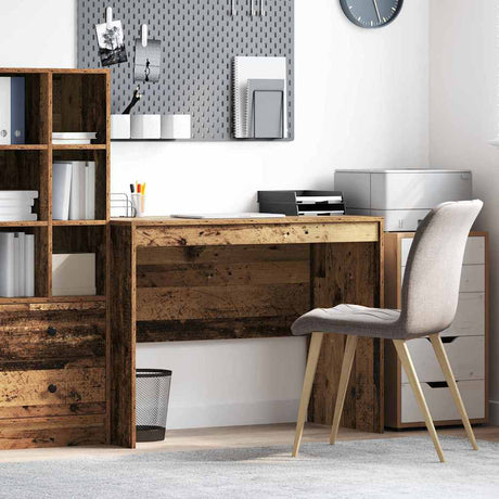Vidaxl bureau oudhout 100 x 50 x 76 cm