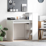 Vidaxl bureau wit bewerkt hout 108 x 55 x 103.5 cm