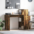 Vidaxl bureau gerookt eiken bewerkt hout 108 x 55 x 103.5 cm
