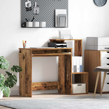 Vidaxl bureau oud hout 106 x 41 x 88.5 cm bewerkt hout
