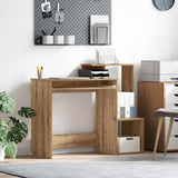 Vidaxl bureau artisan eiken 106 x 41 x 88.5 cm bewerkt hout
