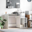 Vidaxl bureau wit 120,5 x 44 x 88,5 cm bewerkt hout