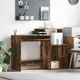 Vidaxl bureau gerookt eiken 120,5 x 44 x 88,5 cm bewerkt hout