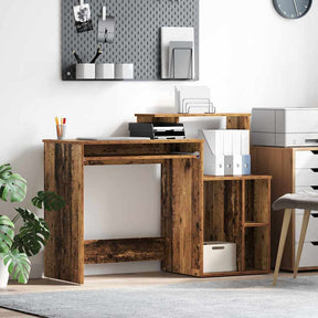 Vidaxl bureau oud hout 120,5 x 44 x 88,5 cm bewerkt hout