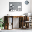 Vidaxl bureau gerookt eiken bewerkt hout 130 x 50.5 x 75 cm