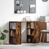 Vidaxl bureau gerookt eiken bewerkt hout 90 x 50 x 75 cm