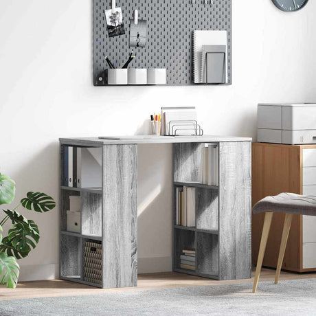 Vidaxl bureau grijs sonoma bewerkt hout 90 x 50 x 75 cm