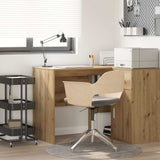 Vidaxl bureau artisan eiken bewerkt hout 102 x 50 x 75 cm