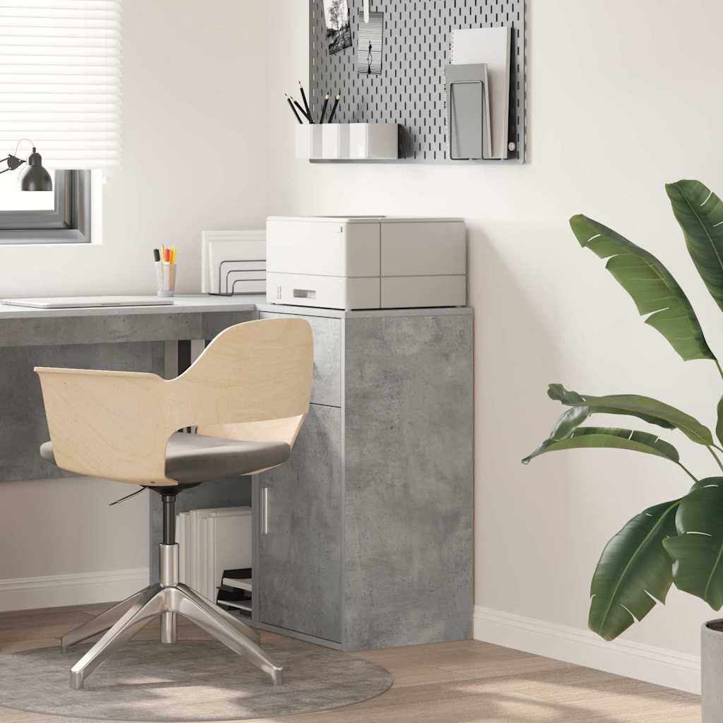 Vidaxl dressoir met lade beton grijs 38 x 34 x 75 cm