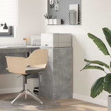 Vidaxl dressoir met lade beton grijs 38 x 34 x 75 cm
