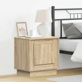 Vidaxl nachtkastje sonoma eiken 44 x 34,5 x 45 cm bewerkt hout