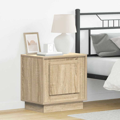 Vidaxl nachtkastje 2 st sonoma eiken 44 x 34,5 x 45 cm bewerkt hout