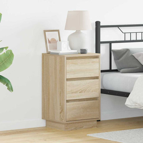 Vidaxl nachtkastje sonoma eiken 39 x 34,5 x 65 cm bewerkt hout