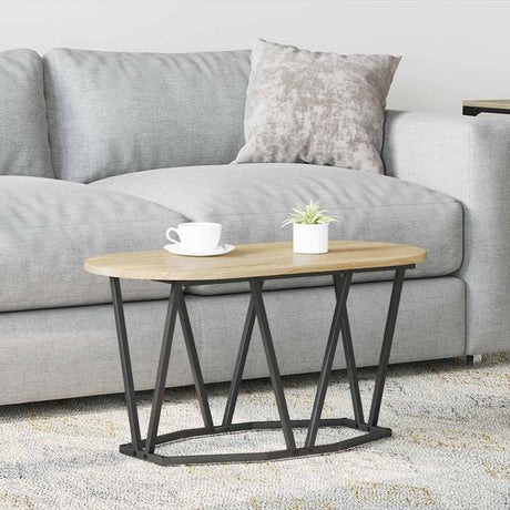 Vidaxl salontafel sonoma eiken 80 x 40 x 40.5 cm