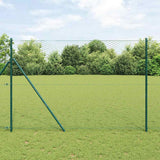Vidaxl afrasteringspaal groen 10 x 1,5 m (36 mm gaas) staal en pvc