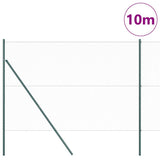 Vidaxl afrasteringspaal groen 10 x 1,6 m (25 mm gaas) staal en pvc