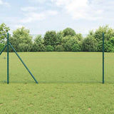 Vidaxl afrasteringspaal groen 25 x 1 m (13 mm gaas) staal
