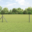 Vidaxl zeshoekig gaashek met grondbevestiging 10 x 0,6 m grijs mesh