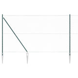 Vidaxl afrasteringspaal groen 10 x 1,5 m (25 mm gaas) staal en pvc