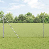 Vidaxl afrasteringspaal zilver 10 x 1,6 m (25 mm gaas) staal