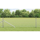 Vidaxl afrasteringspaal zilver 25 x 0,5 m (13 mm gaas) staal